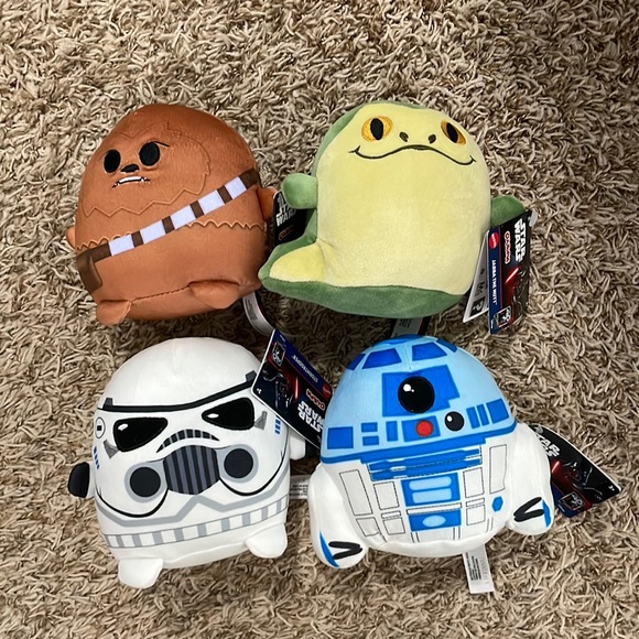 Star Wars | Toys | Nwt Mattel Star Wars Cuutopia Plush Set Chewbacca ...